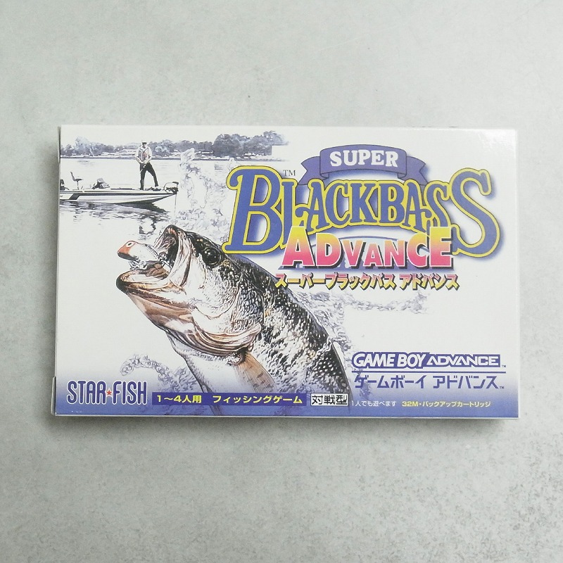 【中古ソフト】ゲームボーイアドバンス│スーパーブラックバスアドバンス 箱付