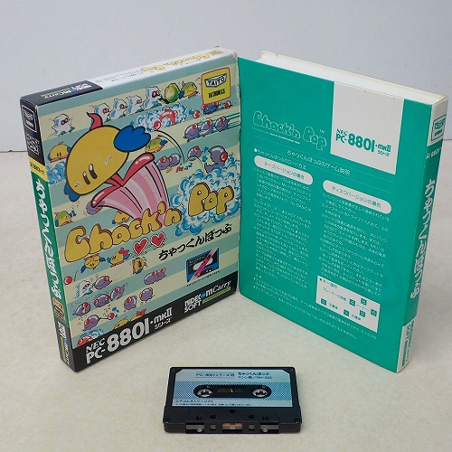 【中古PCソフト】PC-8801mkII｜ちゃっくんぽっぷ テープ版