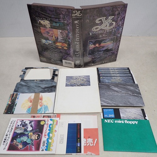 【中古PCソフト】PC-8801mkIISR ワンダラーズ フロム イース WANDERERS FROM Ys 5インチFD