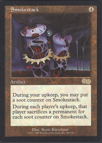 中古MTG【USG】煙突/Smokestack《英》（MTG/マジック:ザ・ギャザリング）【管理:M0570A】