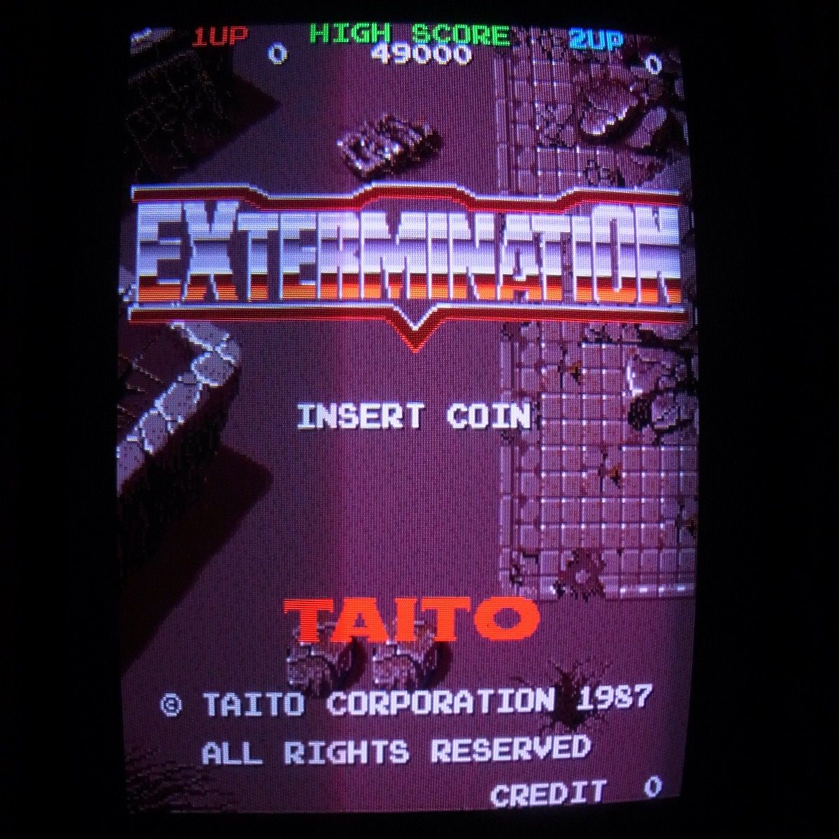 【中古アーケード基板】タイトー/TAITO エクスターミネーション EXTERMINATION
