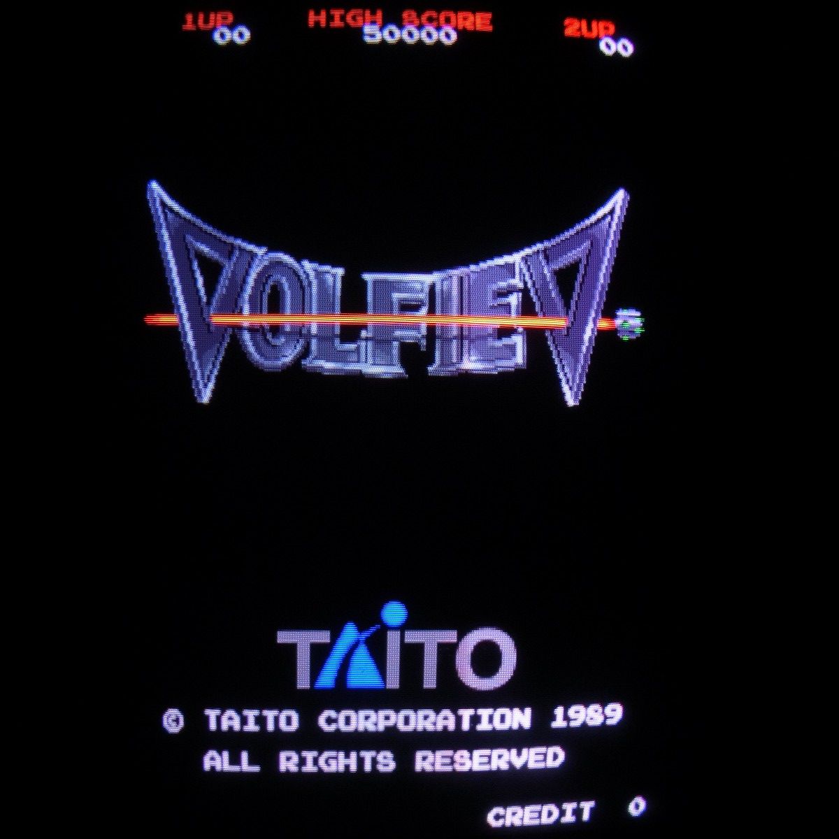【中古アーケード基板】タイトー/TAITO ヴォルフィード VOLFIED インスト帯純正
