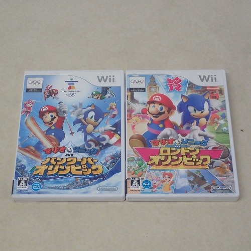 【中古ソフト】Wii |マリオ＆ソニックAT バンクーバーオリンピック/ロンドンオリンピック まとめて 2本セット