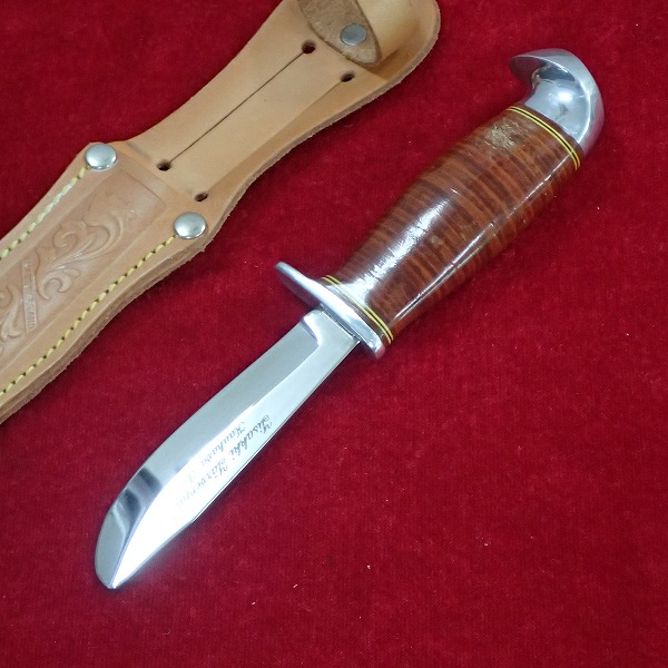 子供用 スカウトナイフ レザーワッシャー