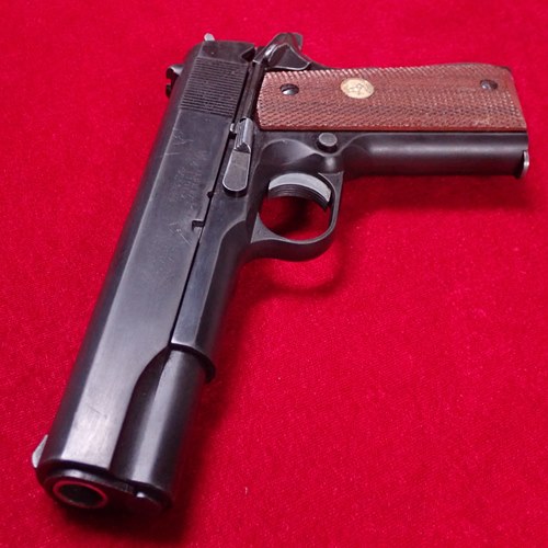 表面加工 MGC モデルガン コルトガバメント MKIV シリーズ70 木製グリップ [くれいも屋：I0A629]