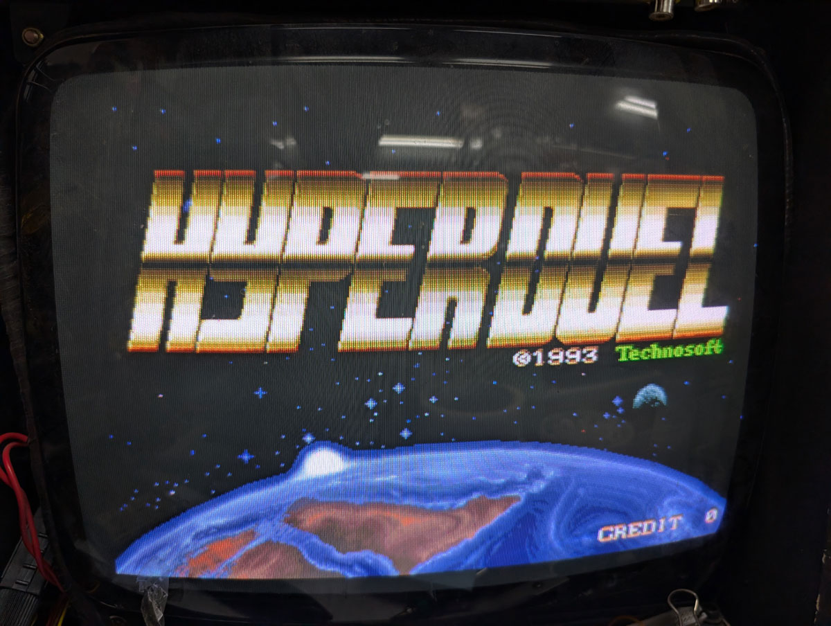 【店頭併売品】（アーケード基板）テクノソフト「ハイパーデュエル」【AR-3637】