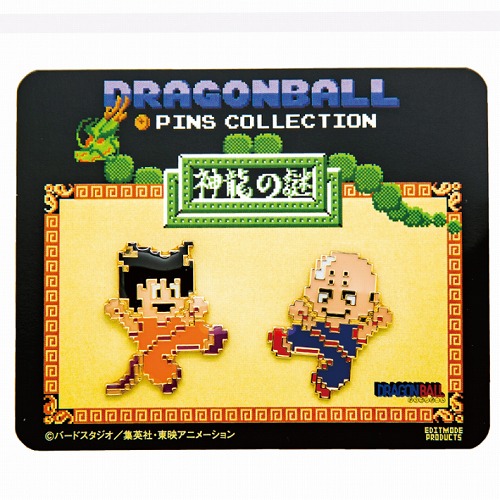 ドラゴンボール 神龍の謎／ピンズセットA（悟空&クリリン）