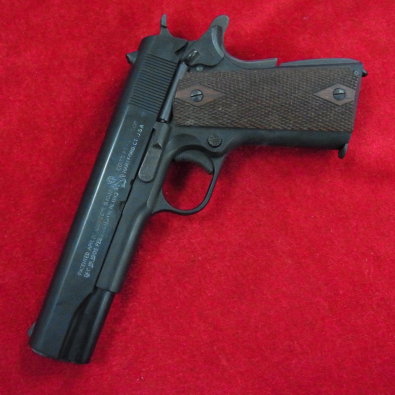 マルシン M1911A1 コルトガバメント ダミーカートモデル 木製グリップ モデルガン