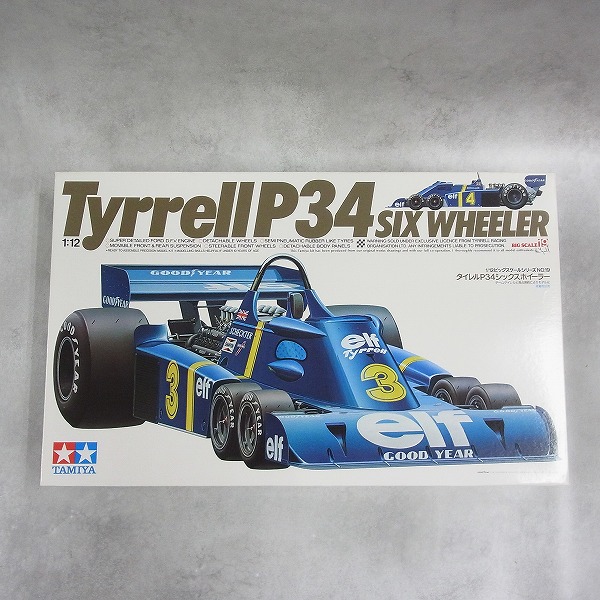 タミヤ 1/12 タイレル P34 シックスホイーラー 12021