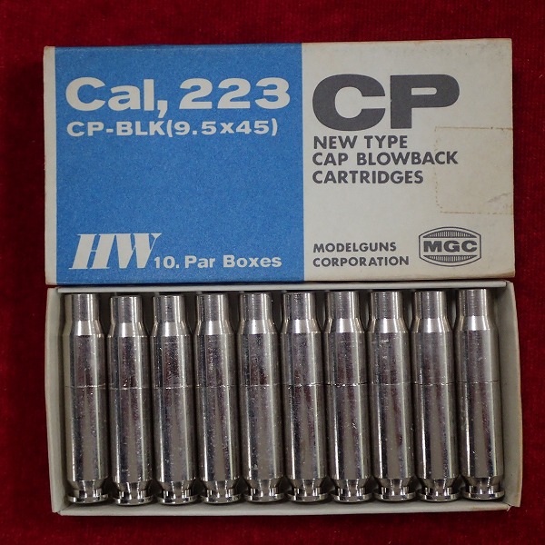 MGC カートリッジ Cal223 HW CP-BLK 9.5×45 10発セット
