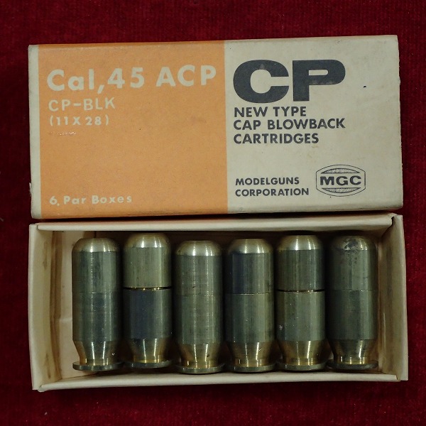 MGC カートリッジ Cal.45 ACP CP-BLK 11×28