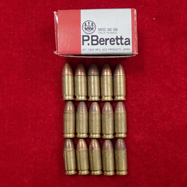 ACG ベレッタ M92SB ダミーカートリッジ 計15発
