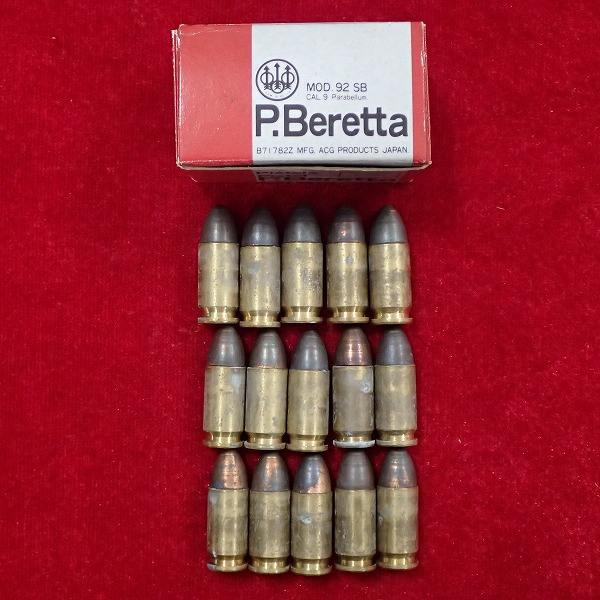 ACG ベレッタ M92SB ダミーカートリッジ 計15発