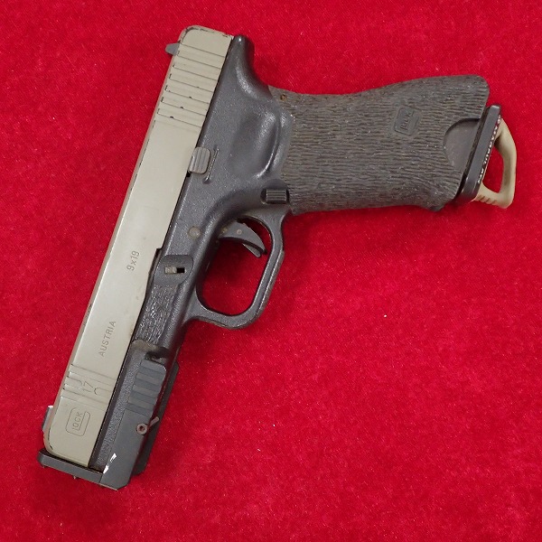 カスタム品 東京マルイベース グロック17 BOWIE 樹脂製スライド ステッピング加工 ストライクヘッド MAGPUL PTS マグバンパー ガスブローバック