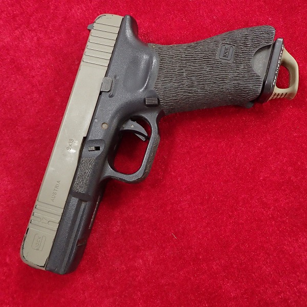 カスタム品 東京マルイベース グロック17 BOWIE 樹脂製スライド ステッピング加工 MAGPUL PTS マグバンパー ガスブローバック