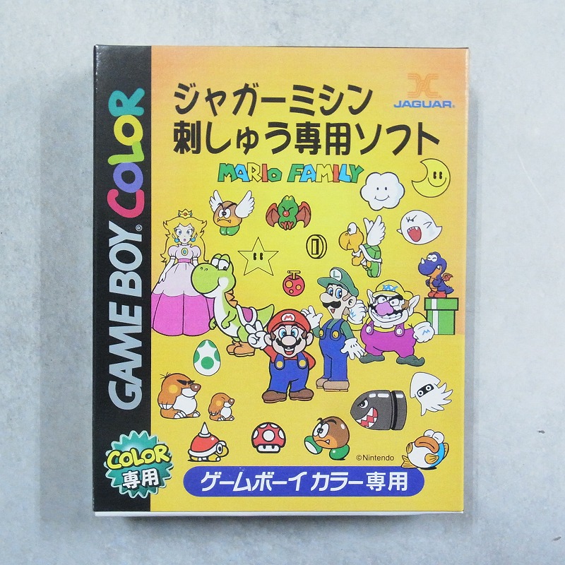 【店頭取扱品】【中古ソフト】ゲームボーイカラー｜ジャガーミシン刺しゅう専用ソフト MARIO FAMILY