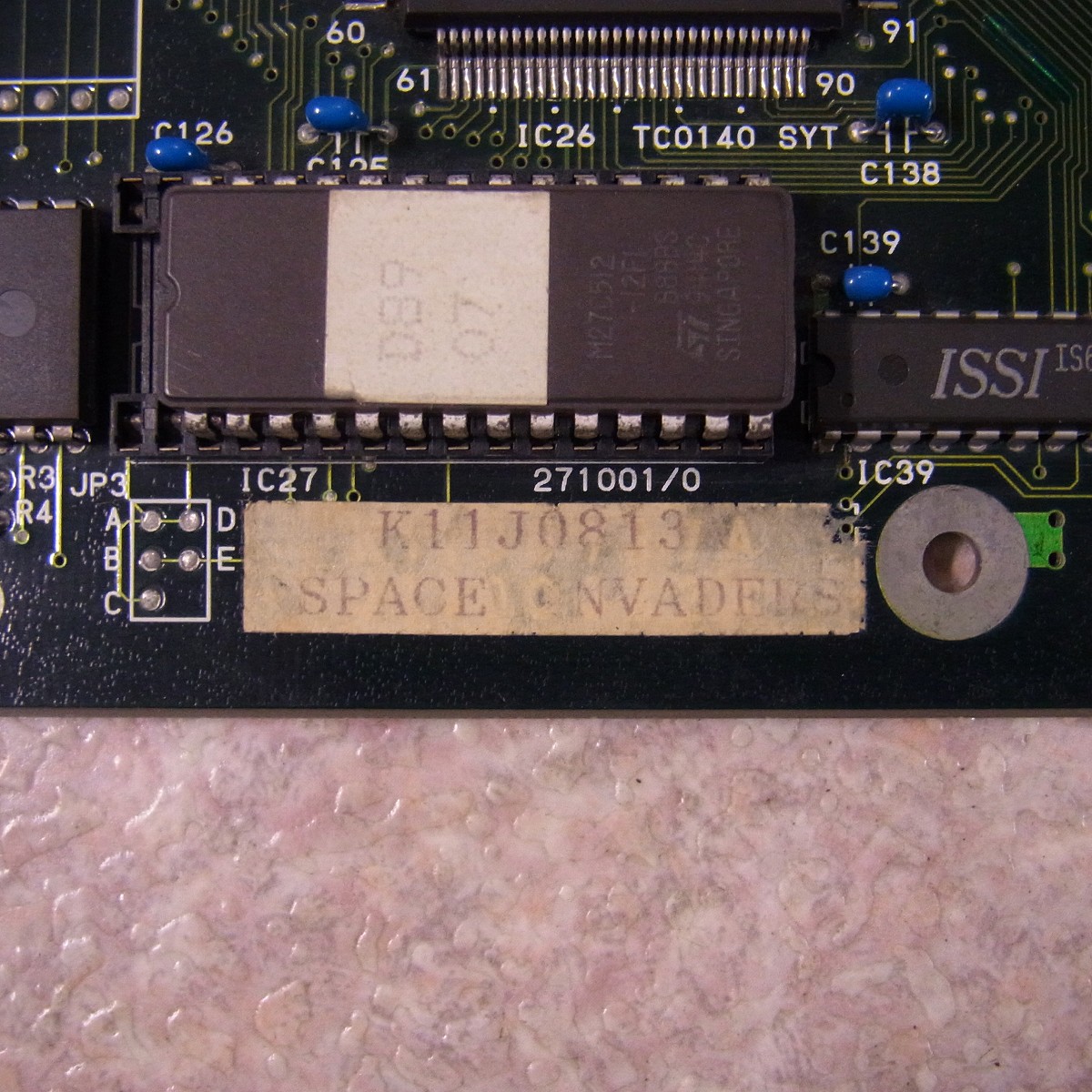 基板 基盤 スペースインベーダー 白黒 タイトー アップライト INVADER