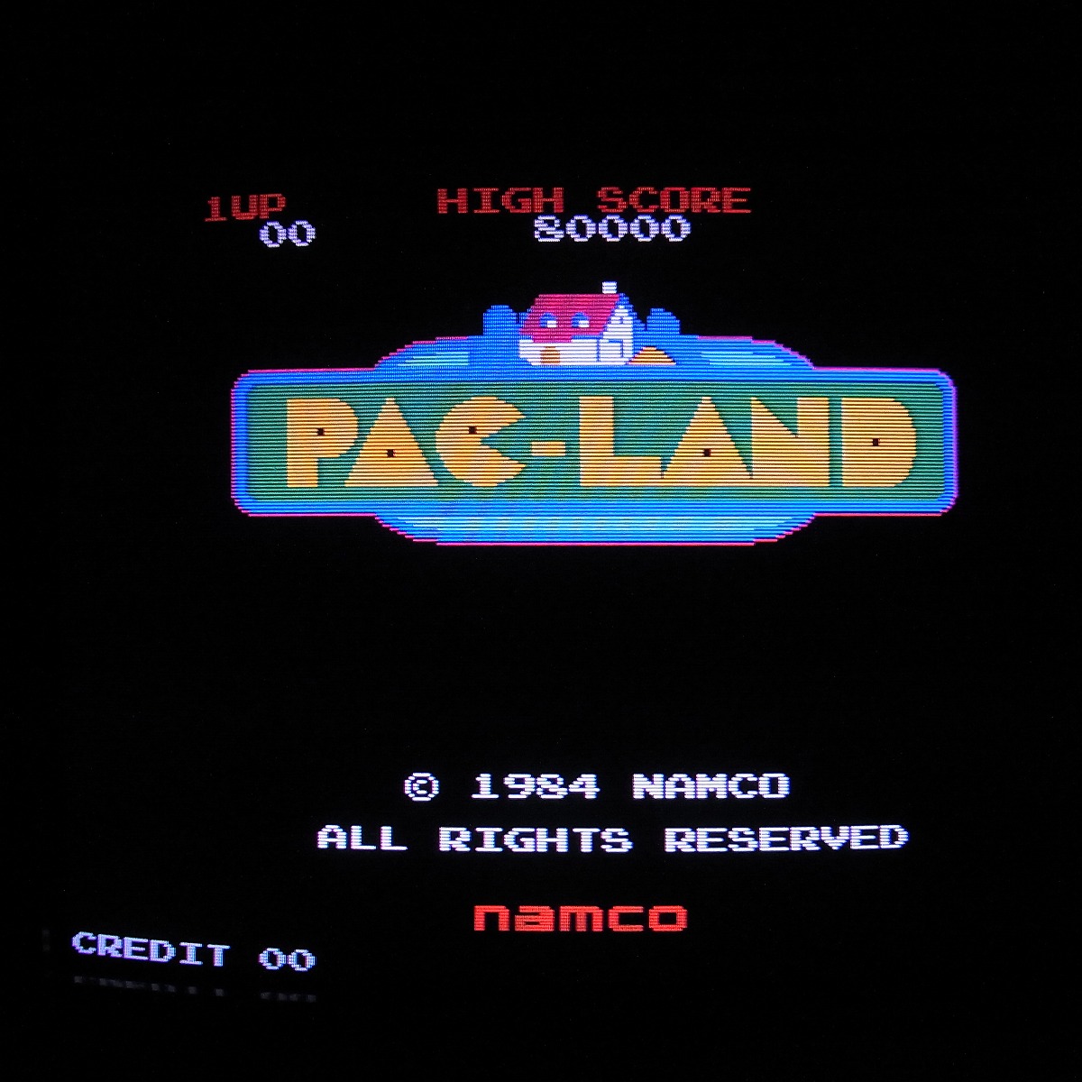 【中古アーケード基板】ナムコ/NAMCO パックランド PAC-LAND OLD VER. 小インスト純正