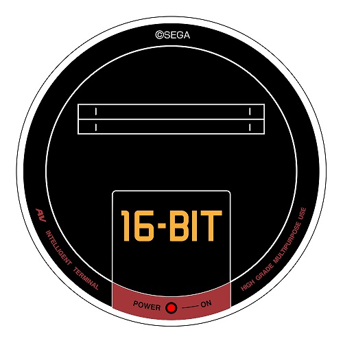 [1492-1631]メガドライブ 16-BIT ステッカー