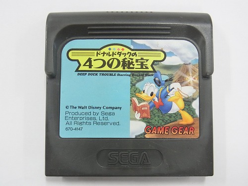 【中古ソフト】ゲームギア｜ドナルドダックの4つの秘宝