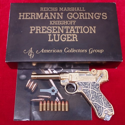 マルシン ACG 金属製モデルガン ルガー P08 ヘルマン・ゲーリング HERMANN GORING'S LUGER [くれいも屋：I0A082]