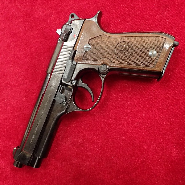 SUZUKI スズキ ベレッタ M92SB メタルフィニッシュ 木製グリップ モデルガン