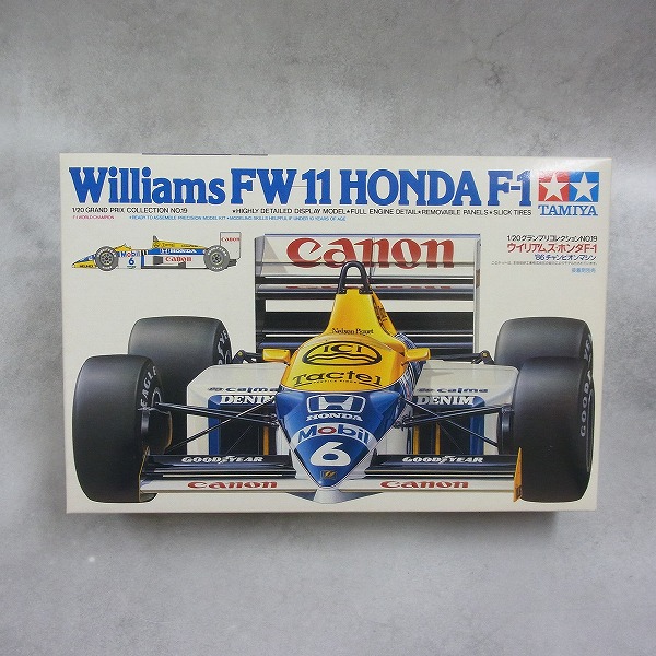 タミヤ 1/20 ウイリアムズ FW-11 ホンダ F-1 20019