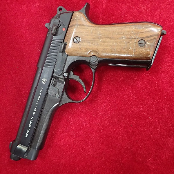 スズキ ベレッタ M92SB 木製グリップ モデルガン