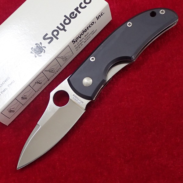 SPYDERCO スパイダルコ フォールディングナイフ マイケルウォーカー アルマイト AUS-8
