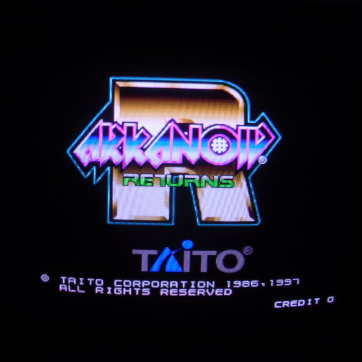 【中古アーケード基板】タイトー/TAITO アルカノイド リターンズ ARKANOID RETURNS F3 イン取帯純正