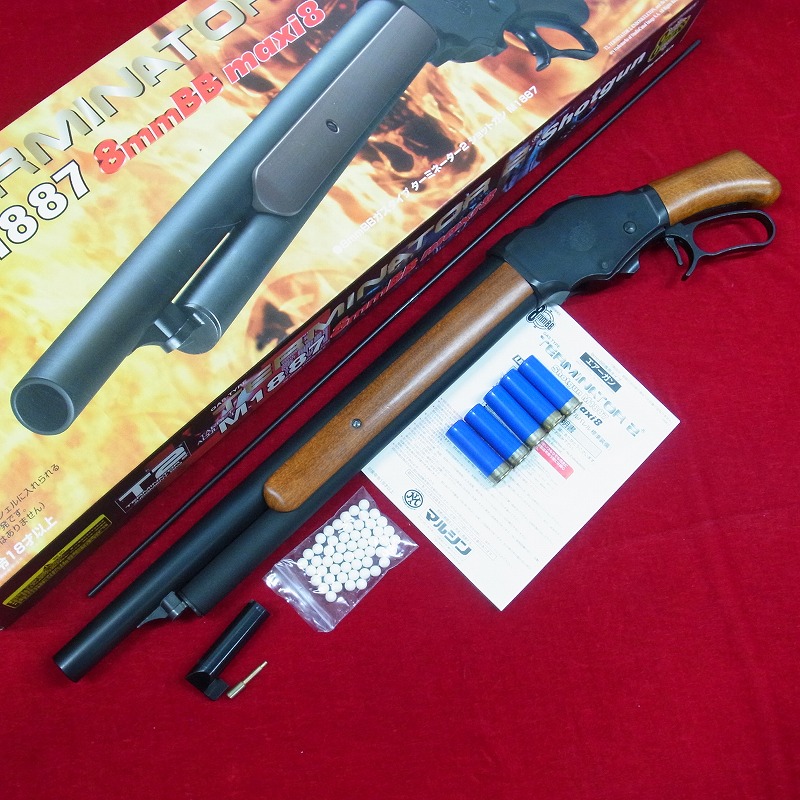■ マルシン M1887 T2 リアルウッド化 ガスショットガン ターミネーター