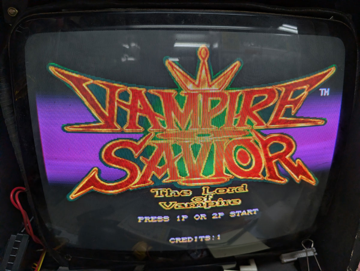 【店頭併売品】（アーケード基板）カプコンCPS2「ヴァンパイアセイヴァー」【AR-3659】