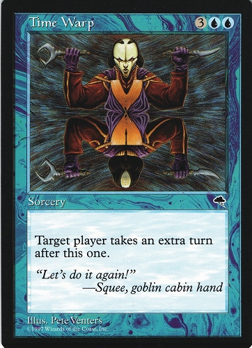 中古MTG【TMP】時間のねじれ / Time Warp《英》（MTG/マジック:ザ・ギャザリング）【管理:M0624A】