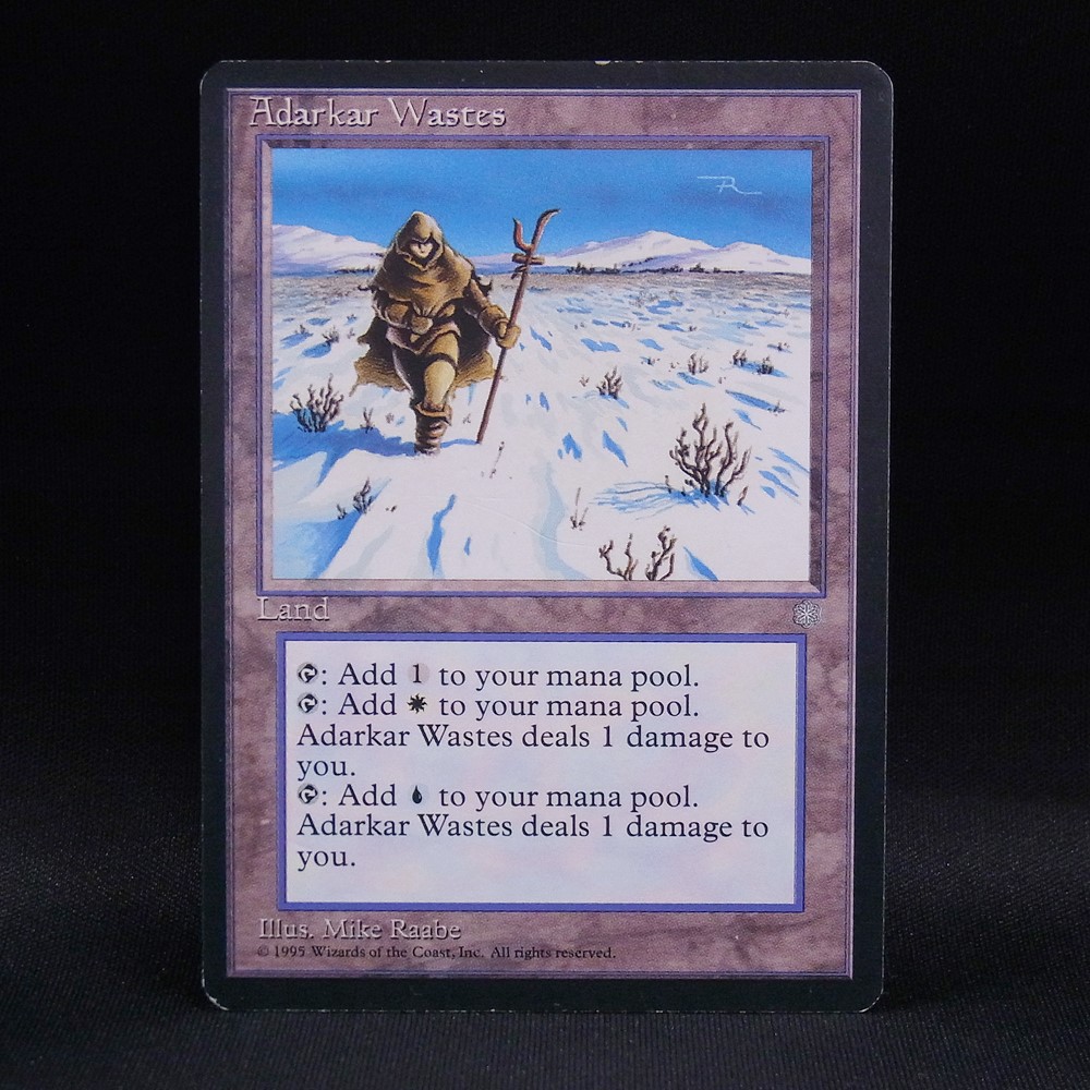 ◆【中古MTG】マジックザギャザリング│アダーカー荒原/Adarkar Wastes【ICE/EN】