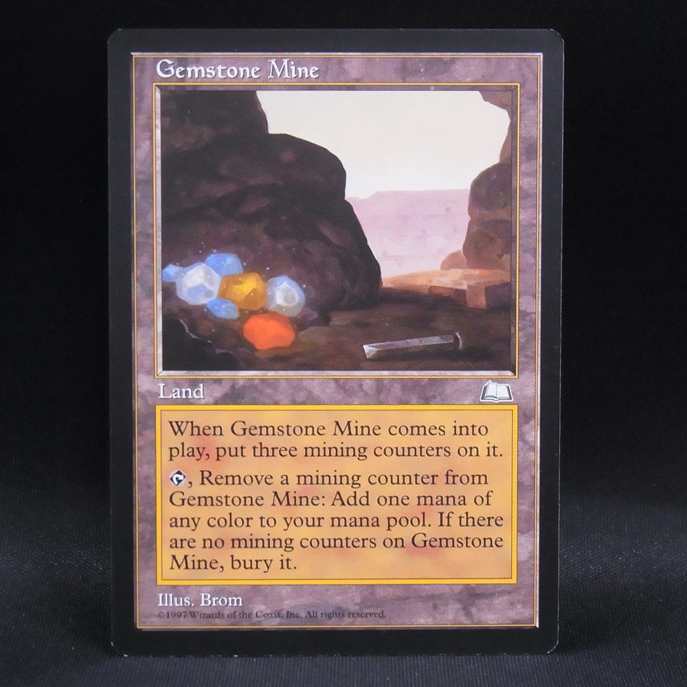 ◆【中古MTG】マジックザギャザリング│宝石鉱山/Gemstone Mine【WTH/EN】