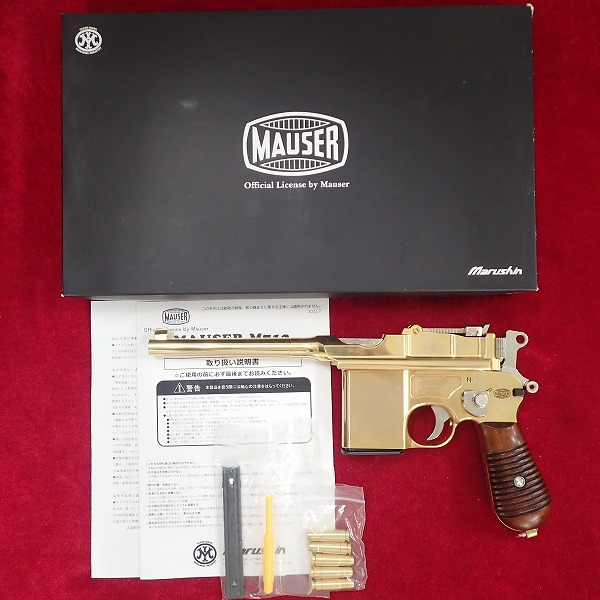 マルシン モーゼル M712 金属製モデルガン 木製グリップ ノーマル刻印 PFブローバック