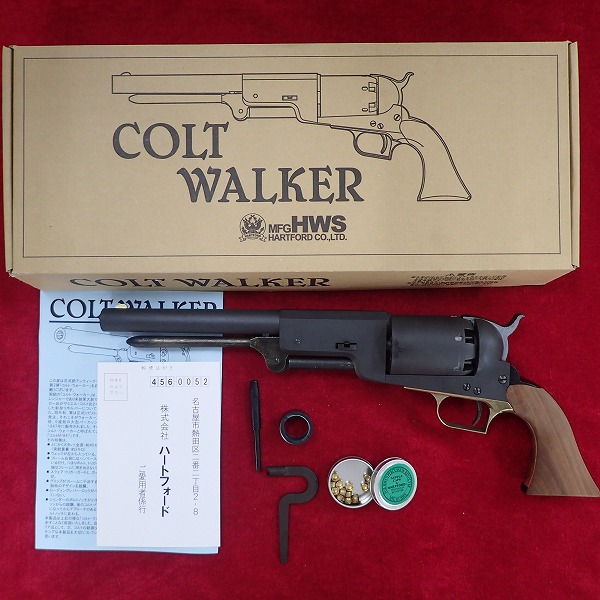 HWS コルト ウォーカー HW モデルガン 木製グリップ