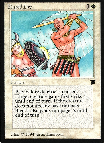 中古MTG【LEG】Rapid Fire 《英》（MTG/マジック:ザ・ギャザリング）【管理:M0631A】