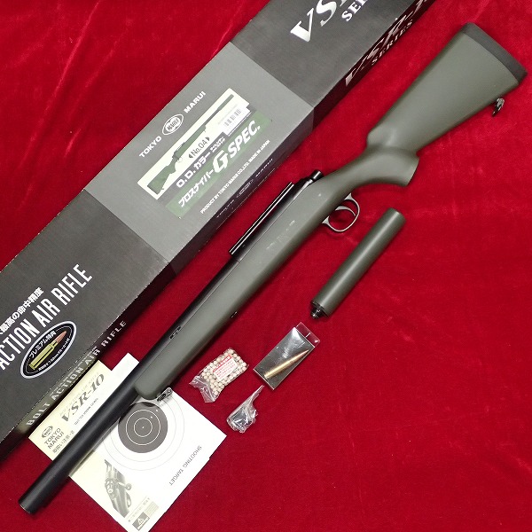 ■ 東京マルイ エアーコッキングガン VSR-10 プロスナイパー Gスペック ODストック
