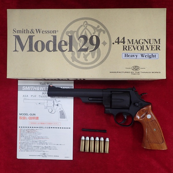 タナカ S&W M29 6.5インチ HW モデルガン 木製グリップ