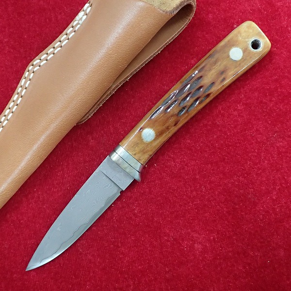 カスタムナイフ ダマスカス ジグドボーン