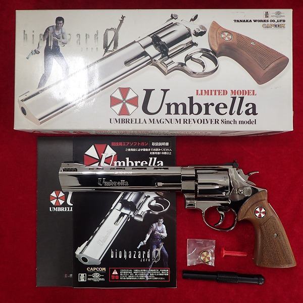 タナカ ガスリボルバー アンブレラリボルバー バイオハザード 木製グリップ