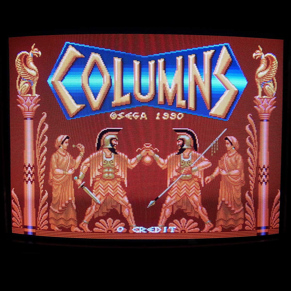 【中古アーケード基板】セガ/SEGA コラムス COLUMNS インスト純正