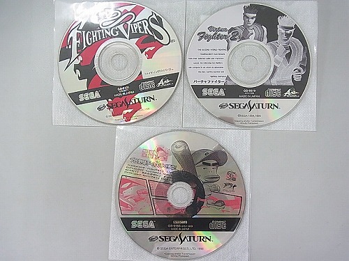 【中古ソフト】セガサターン｜ファイティングバイパーズ・プロ野球チームもつくろう！ 他3本セット ディスクのみ