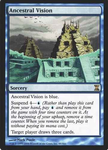 中古MTG【TSP】祖先の幻視 / Ancestral Vision《英》（MTG/マジック:ザ・ギャザリング）【管理:M0750A】