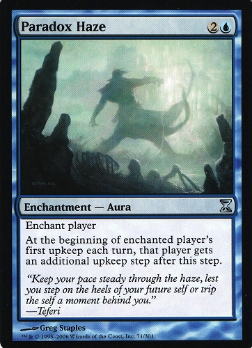 中古MTG【TSP】逆説のもや / Paradox Haze《英》（MTG/マジック:ザ・ギャザリング）【管理:M0751A】