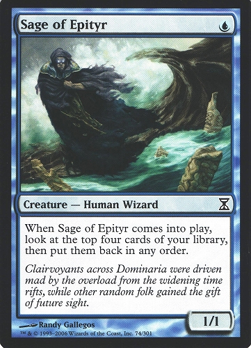 中古MTG【TSP】エピティアの賢者 / Sage of Epityr《英》（MTG/マジック:ザ・ギャザリング）【管理:M0757A】