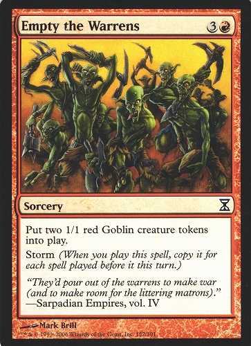 中古MTG【TSP】巣穴からの総出 / Empty the Warrens 《英》（MTG/マジック:ザ・ギャザリング）【管理:M0765A】