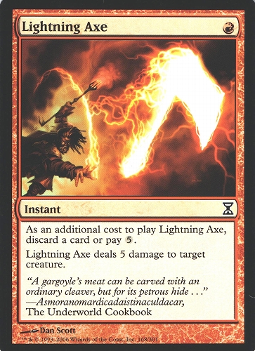 中古MTG【TSP】稲妻の斧 / Lightning Axe《英》（MTG/マジック:ザ・ギャザリング）【管理:M0771A】