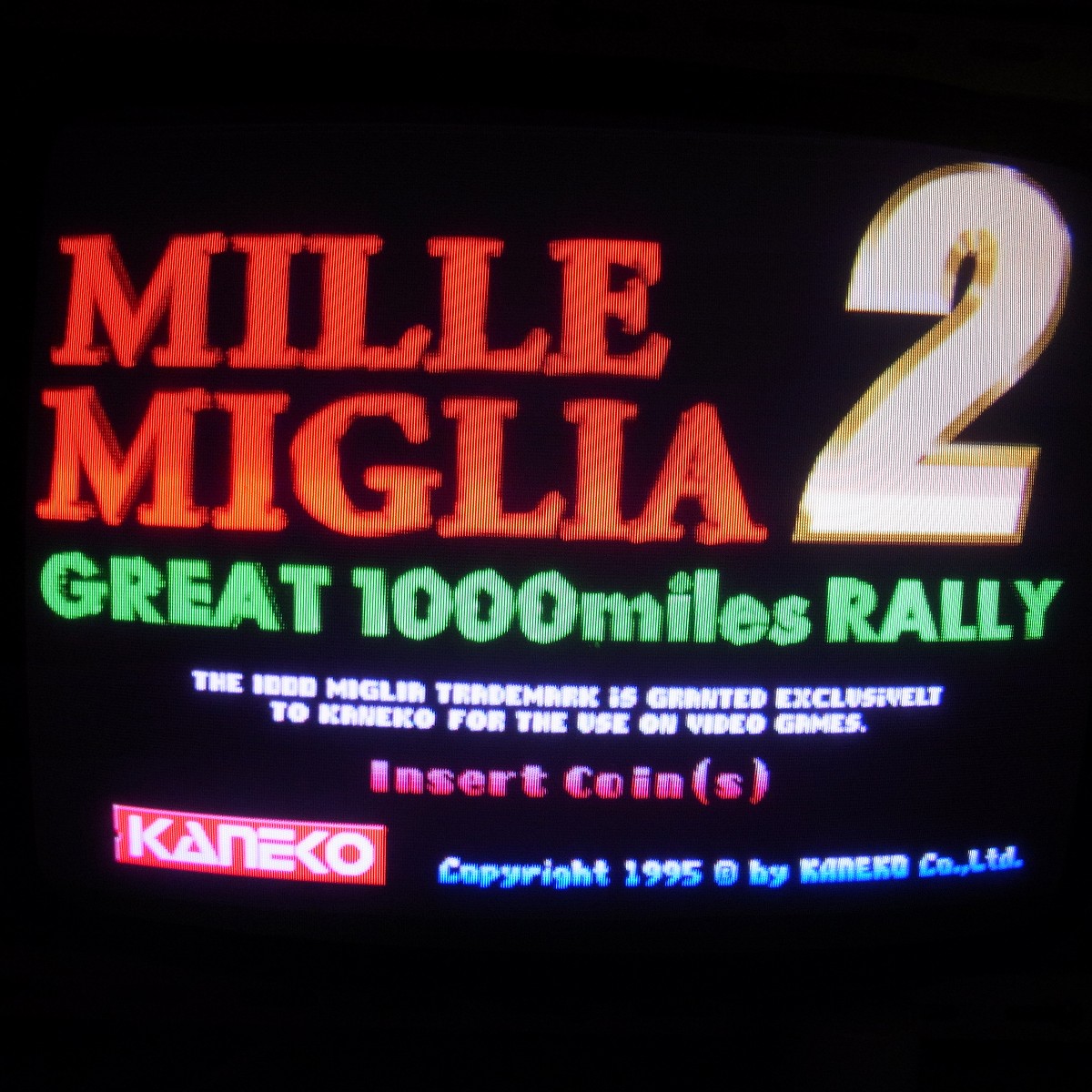 【中古アーケード基板】カネコ/KANEKO グレート1000マイルズラリー2 GREAT 1000 miles RALLY HIC電解コンデンサ交換済